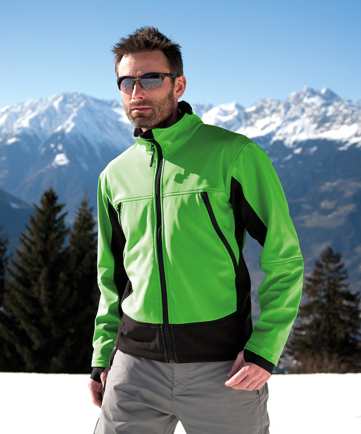 Red/Black - Softshell activity jacket - GarmentEmbroidery