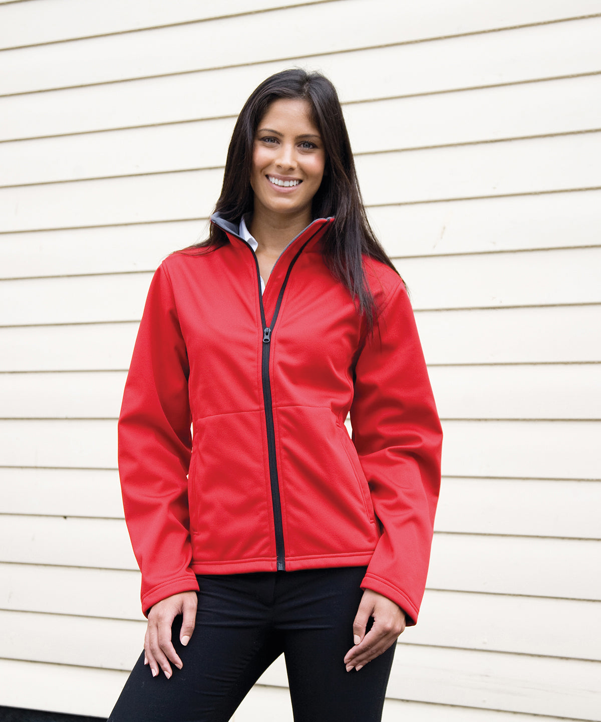Navy - Women's Core softshell jacket - GarmentEmbroidery