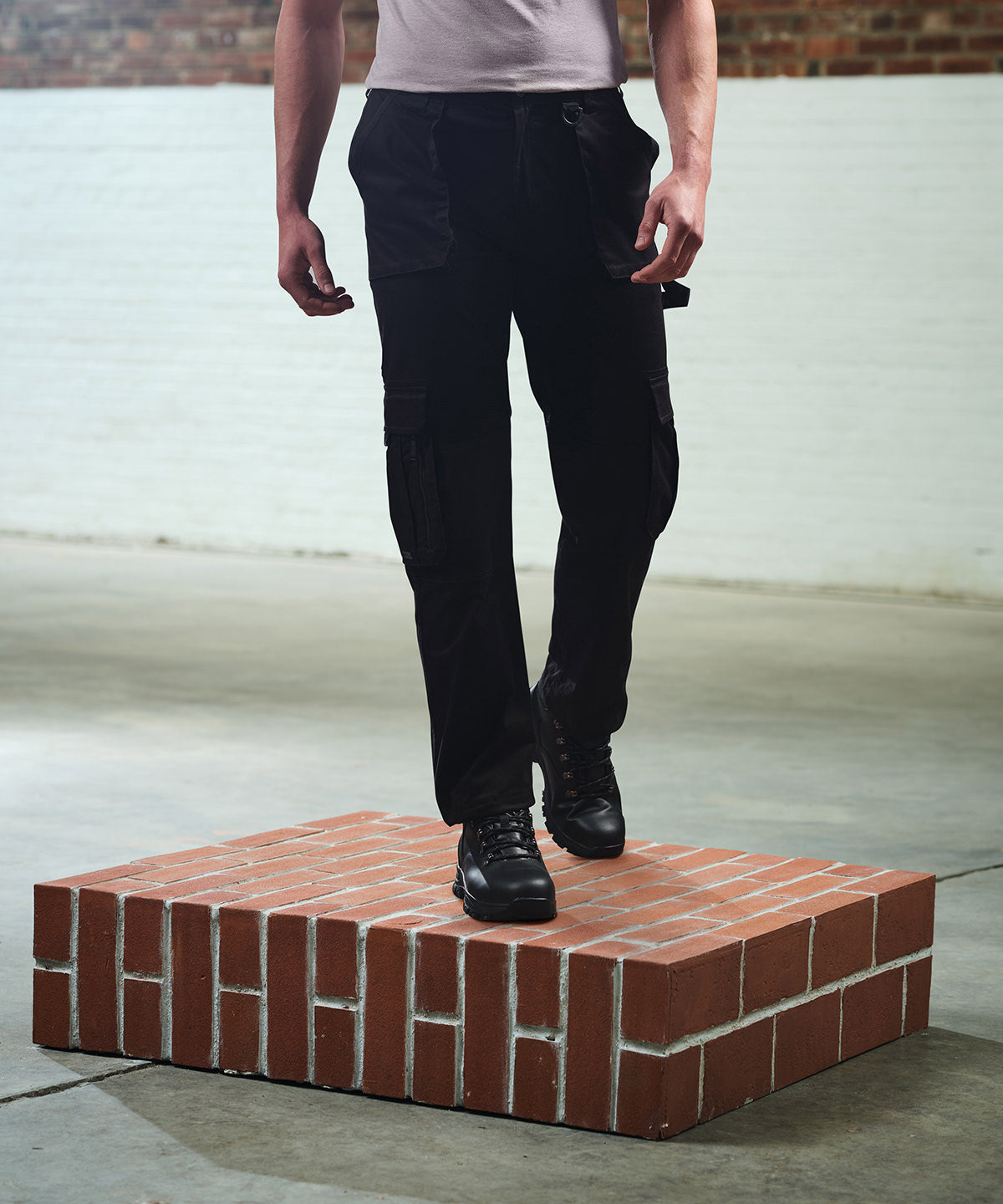 Khaki - Pro utility pants - GarmentEmbroidery