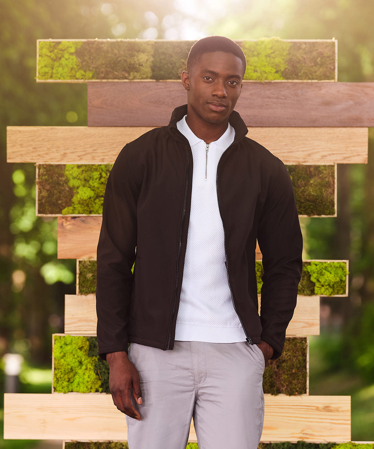Navy (French Blue) - Eco Ablaze Softshell Jacket - GarmentEmbroidery