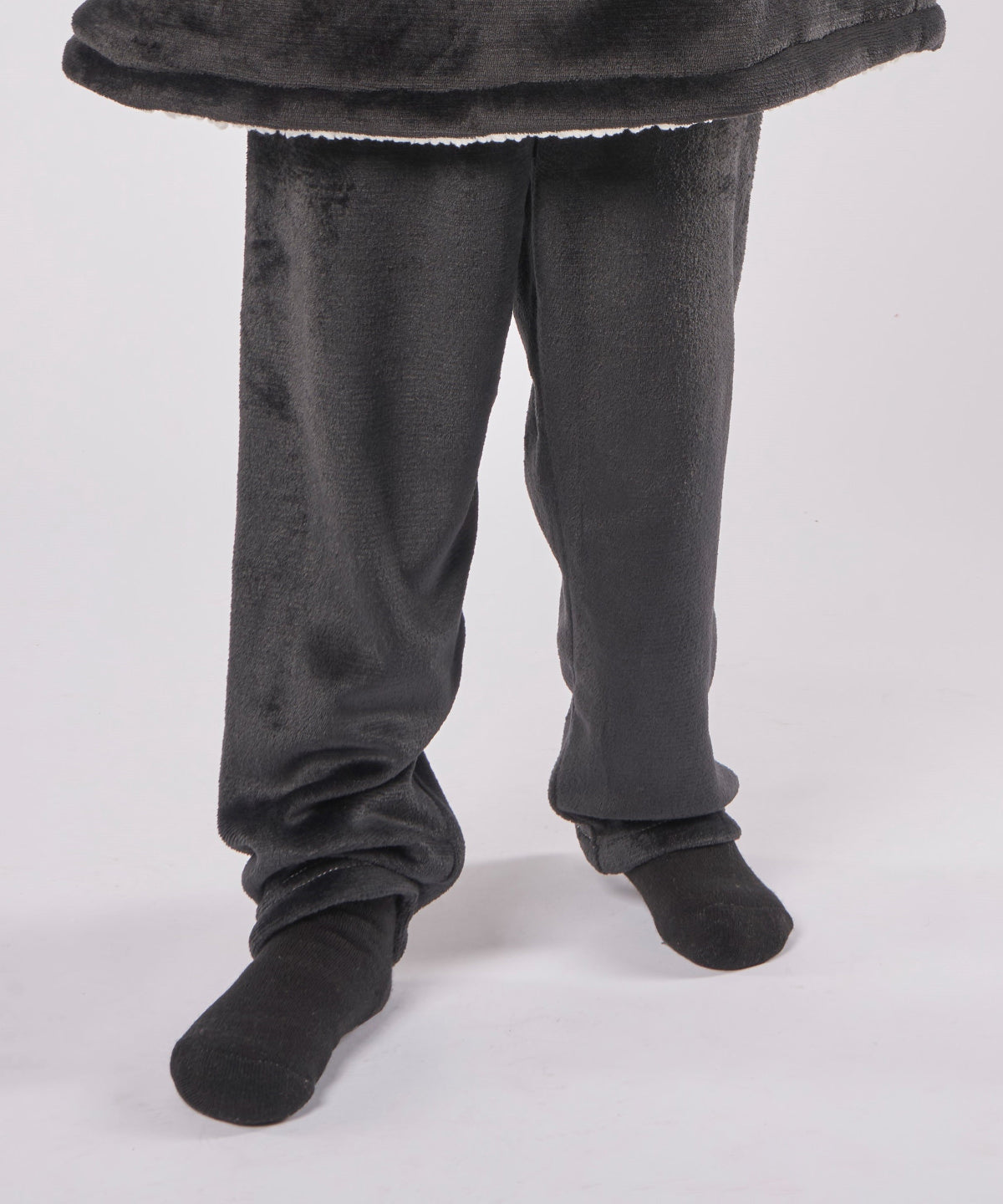 Red - The kids Ribbon luxury Eskimo-style fleece pants - GarmentEmbroidery