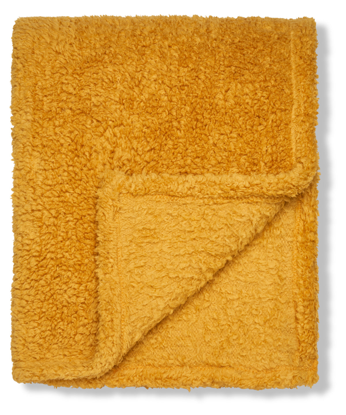 Ochre - The Ribbon teddy bear fabric throw - GarmentEmbroidery