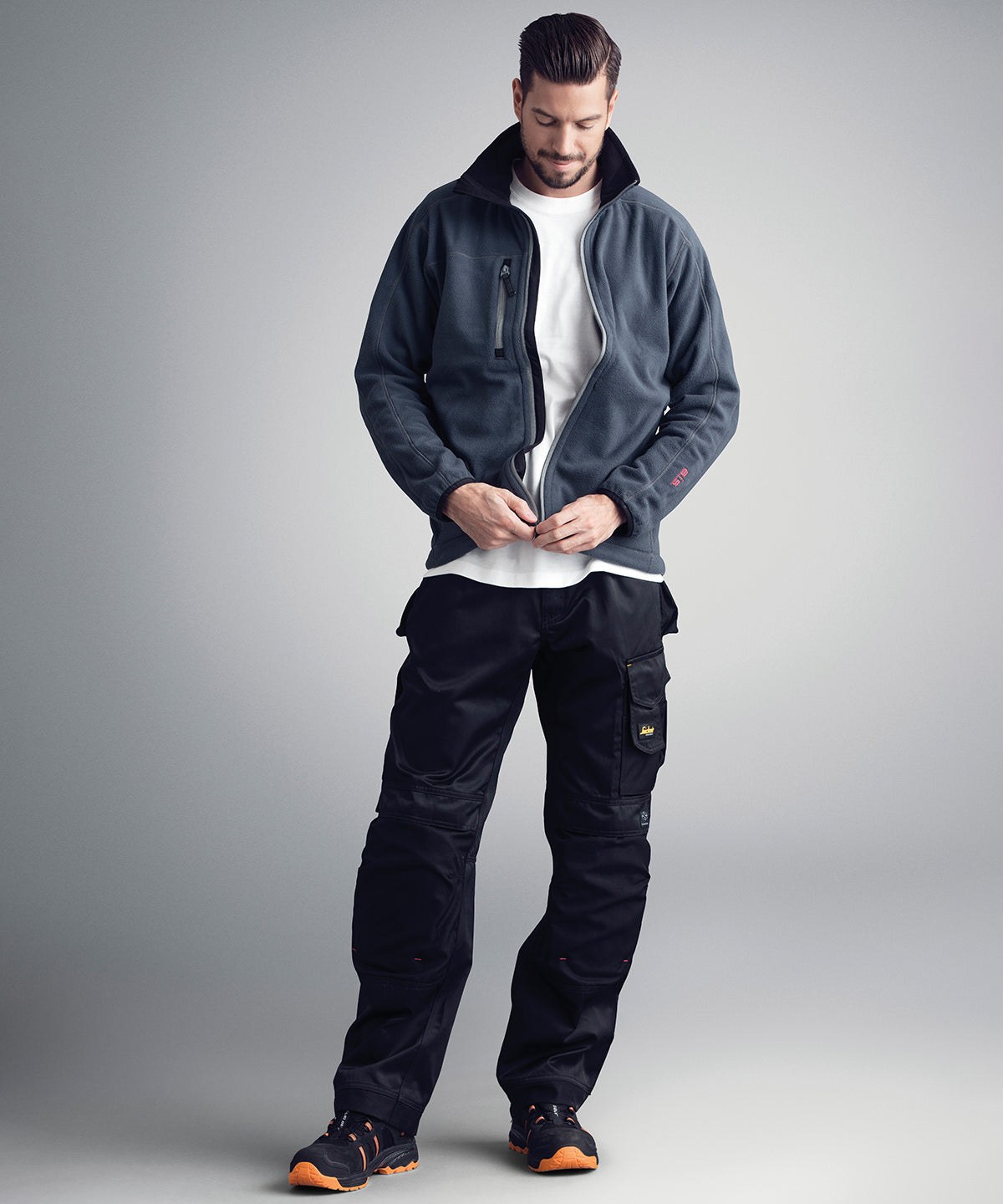 Muted Black/Black - DuraTwill craftsmen trousers, non holsters (3312) - GarmentEmbroidery