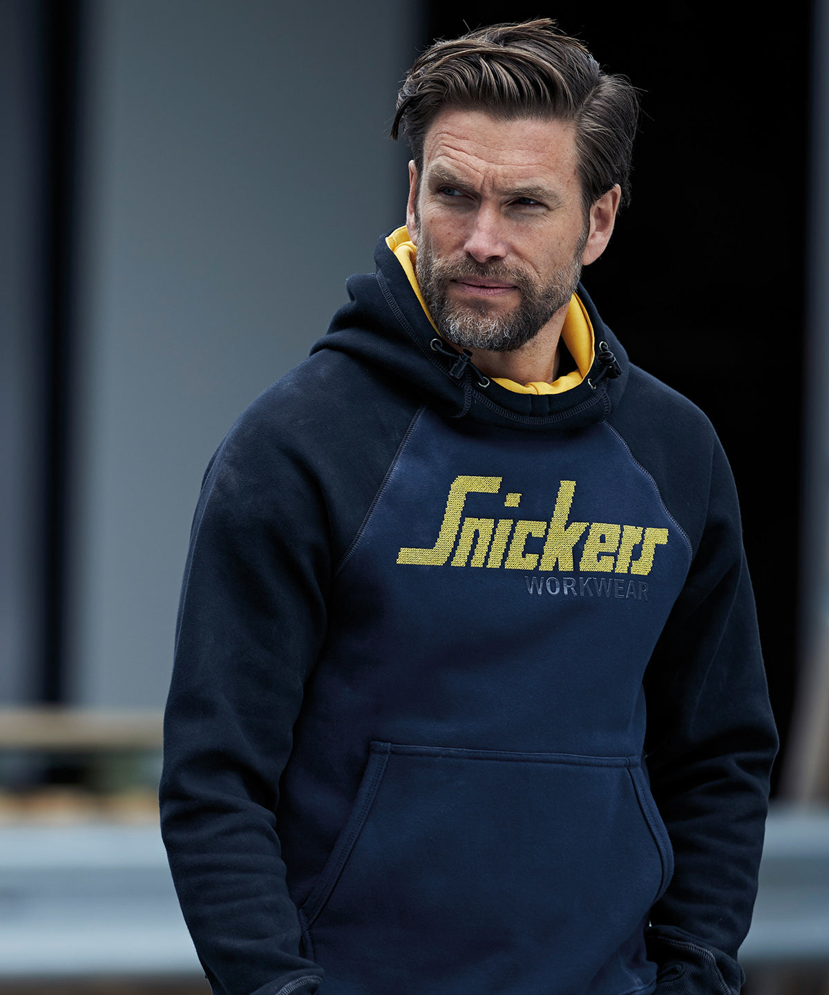 Navy/Black - Logo hoodie (2889) - GarmentEmbroidery