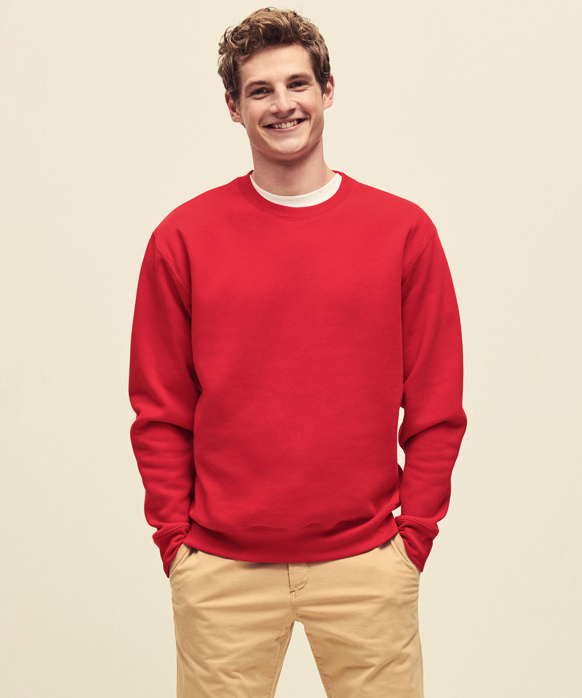 Red - Premium 70/30 set-in sweatshirt - GarmentEmbroidery