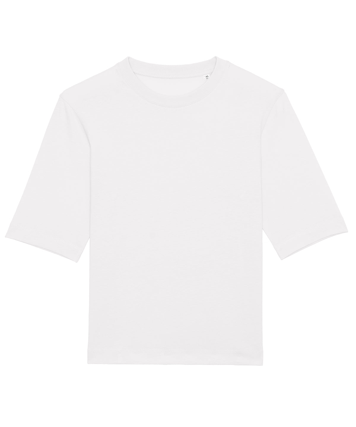 White - Stella Fringer women's boxy heavy t-shirt (STTW054) - GarmentEmbroidery