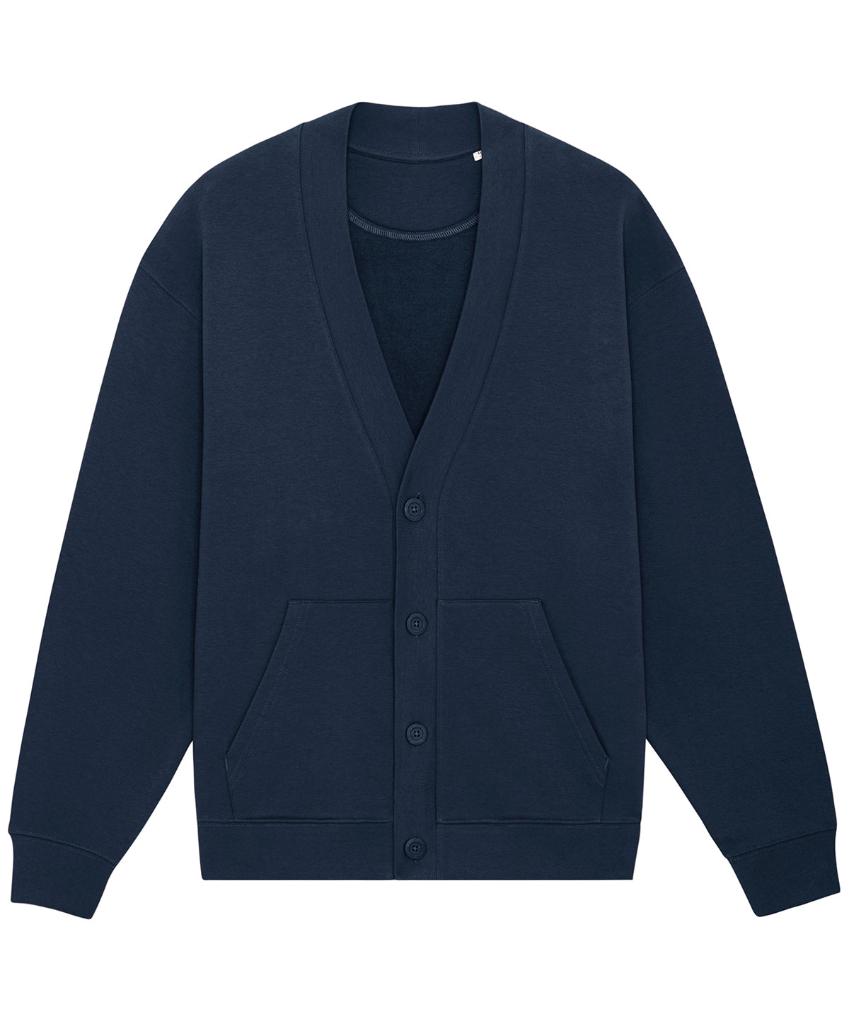 French Navy - Fletcher unisex oversized sweatshirt cardigan (STSU870) - GarmentEmbroidery