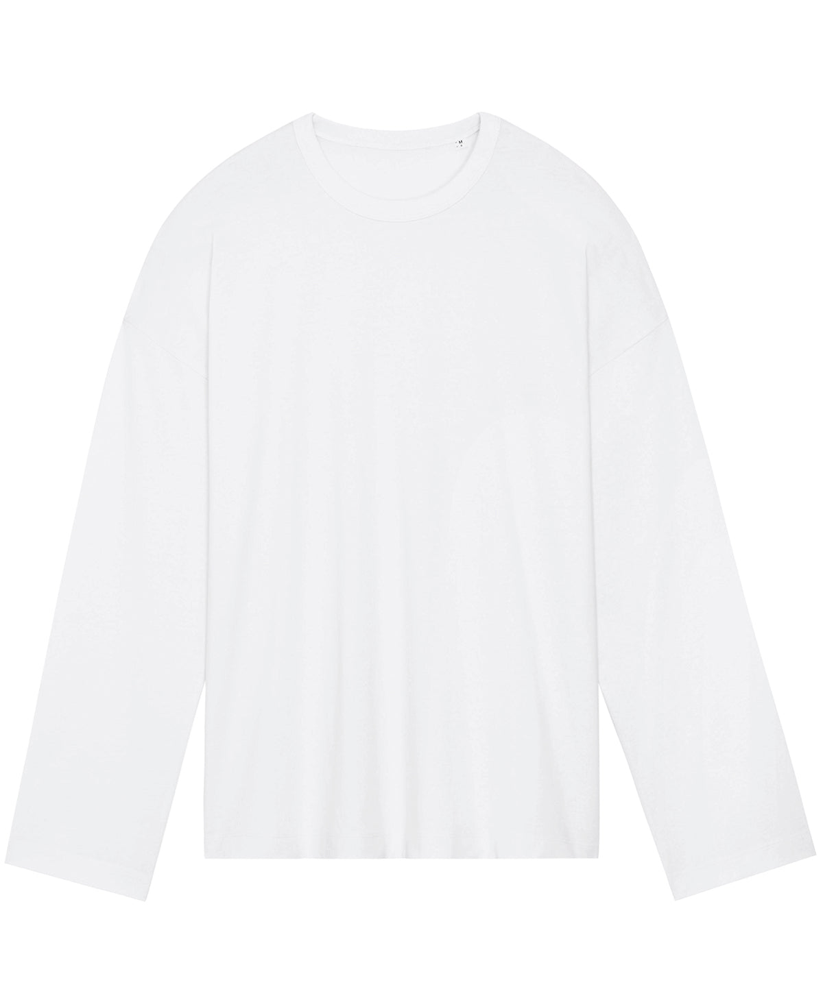 White - Triber oversized long sleeve t-shirt (STTU790) - GarmentEmbroidery