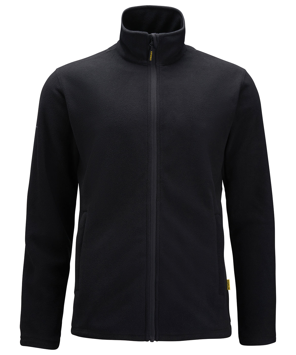 Black - Stanley Dixon zip-through microfleece - GarmentEmbroidery