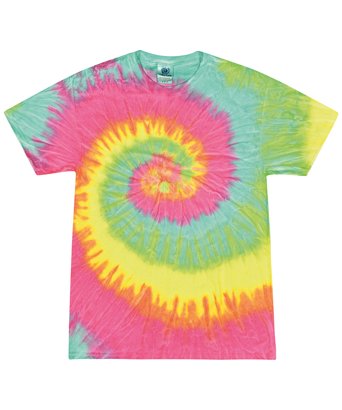 Minty Rainbow - Tie-dye shirt - GarmentEmbroidery