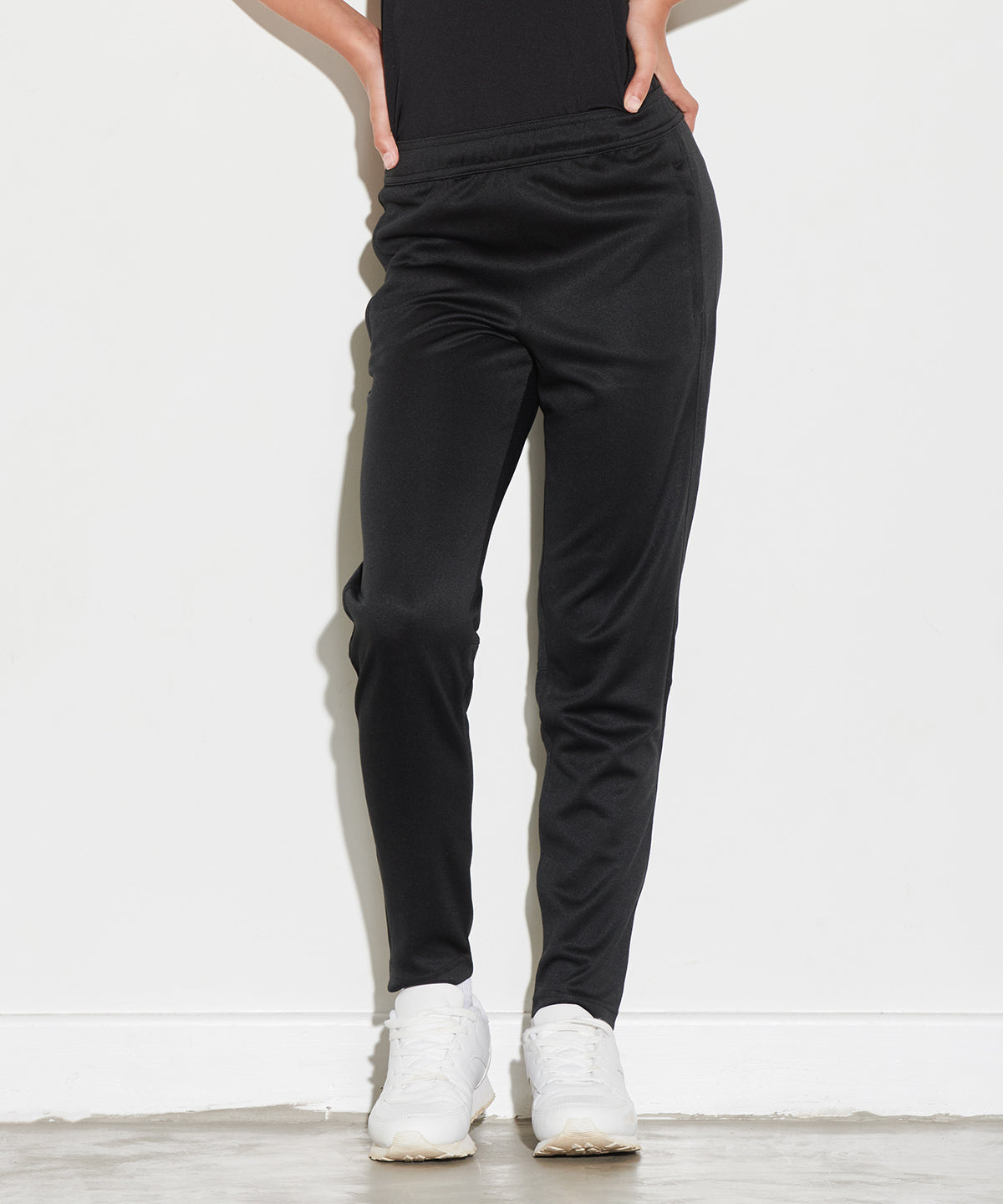 Navy - Kids slim leg training pant - GarmentEmbroidery