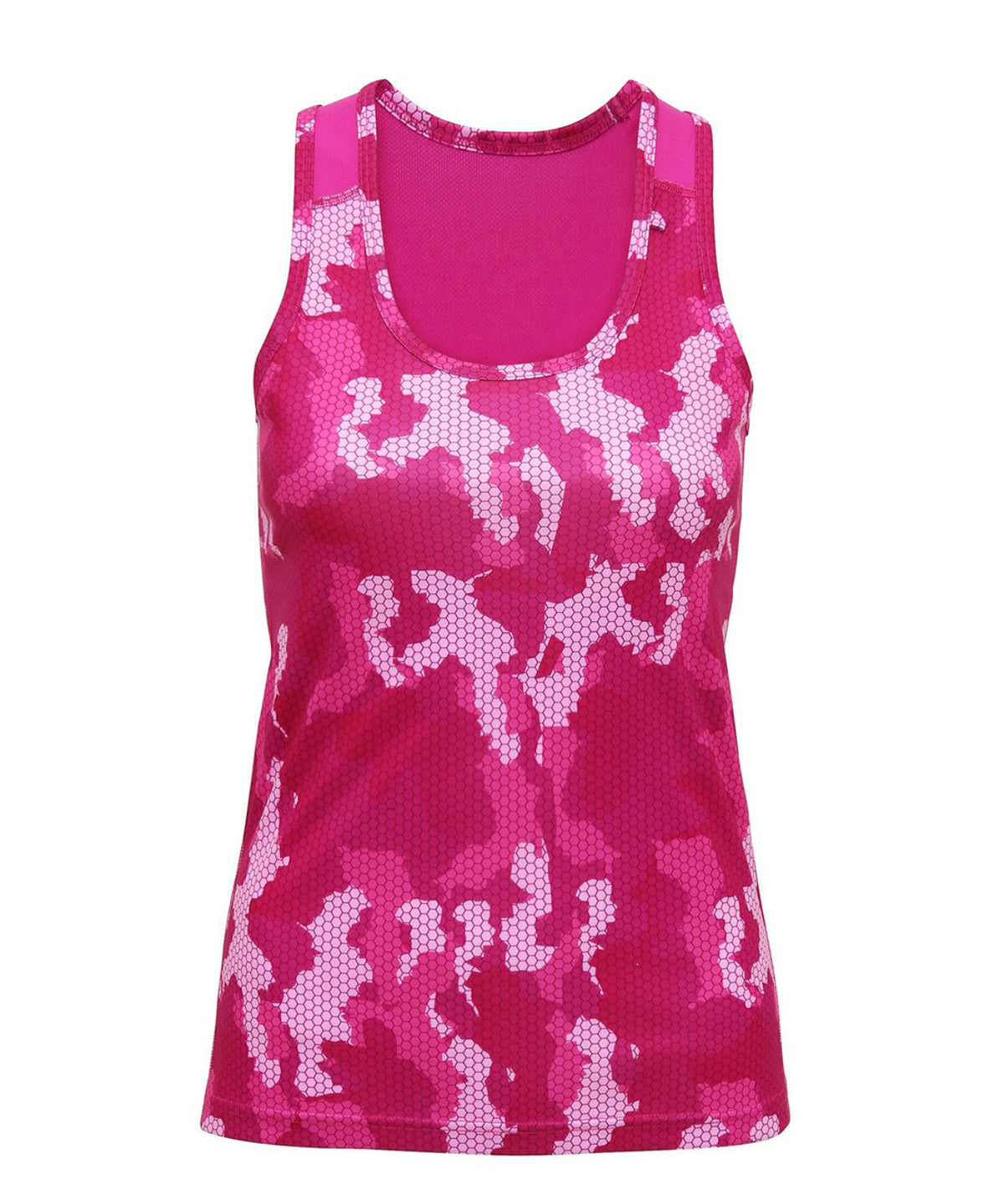 Camo Hot Pink - Women's TriDri® Hexoflage® performance vest - GarmentEmbroidery