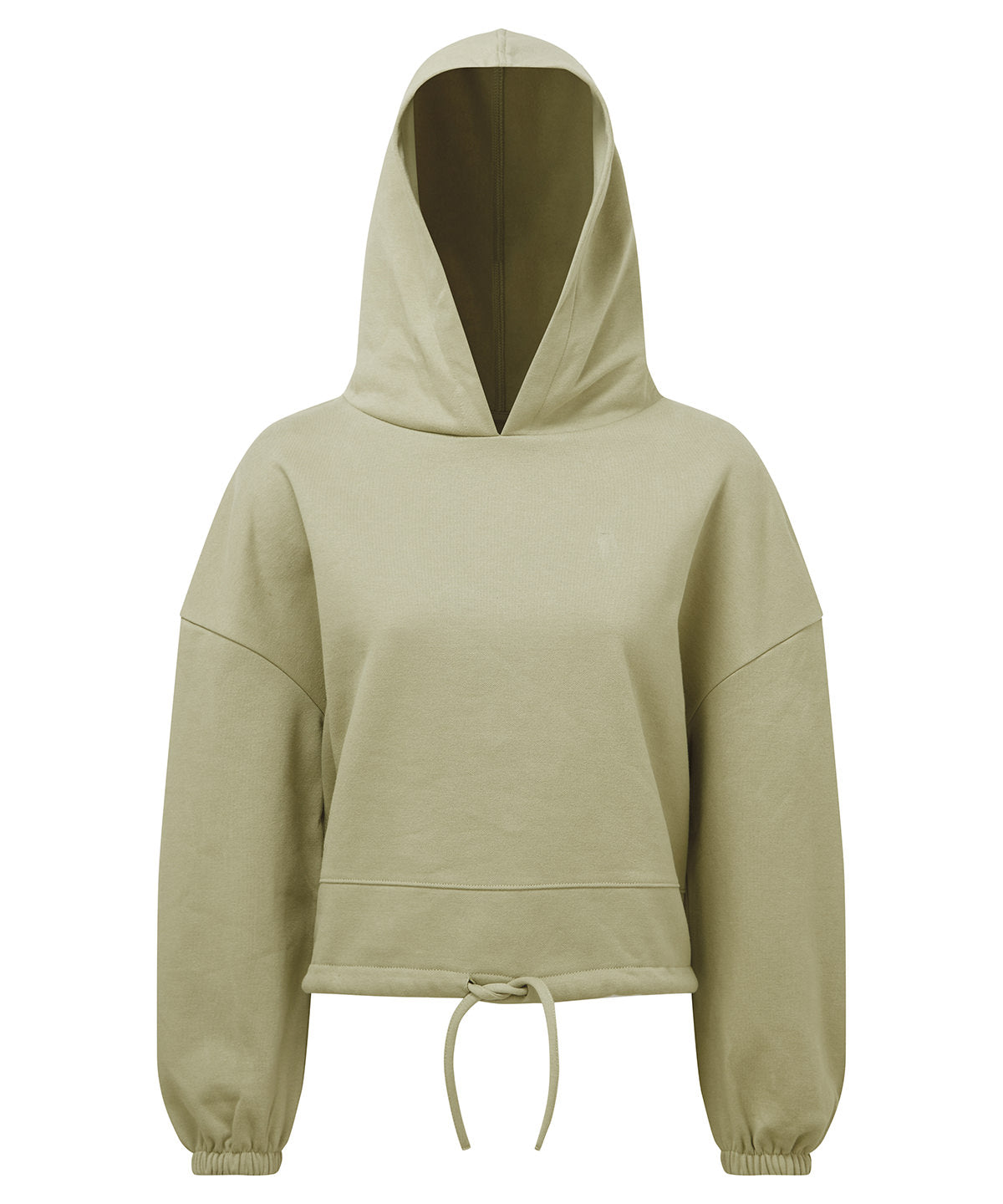 Sage Green - Women's TriDri® cropped oversize hoodie - GarmentEmbroidery